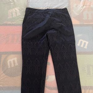 White House Black Market embroidered pants